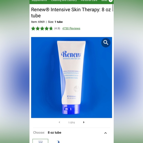 NWT Renew Intensive Skin Therapy Set with Travel Size - Picture 5 of 8